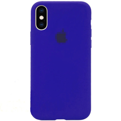 Чохол Silicone Case на iPhone Xs Max FULL (№40 Ultramarine)