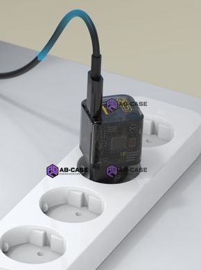 Комплект быстрой зарядки 30W (1 USB + 1 Type-C) XO CE05 PD+QC3.0 с кабелем Type-C - Lightning (Brown)