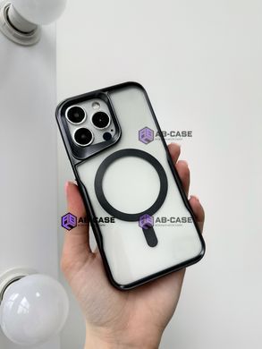 Чохол для iPhone 15 Metallic Shell with MagSafe, Titanium Black