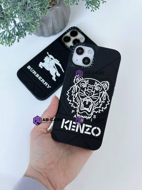 Чехол силиконовый CaseTify Kenzo для iPhone 12 Pro Max Black