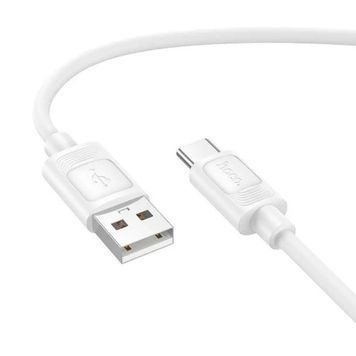 Кабель HOCO (USB to Type-C) 3A X122 Benefit &ndash; White (1m)