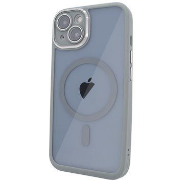 Чехол для iPhone 15 Nofelet Chrome Camera Case with MagSafe - Gray
