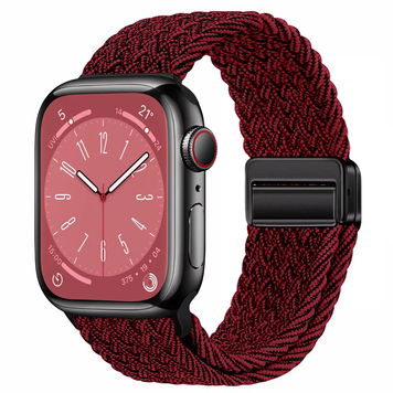 Ремінець Braided Nylon Magnetic Band (42/44/45/46/49mm &ndash; Dark Red)