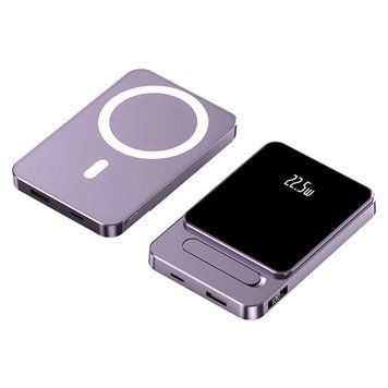 Бездротовий павербанк 5000mAh 22,5W, A77 - Purple