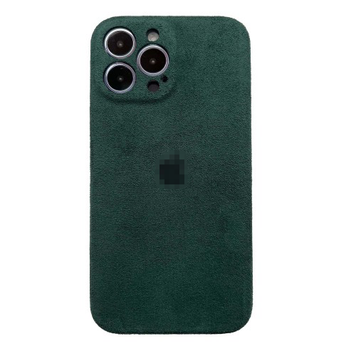 Чохол Alcantara FULL на iPhone (iPhone 11 Pro, Green)