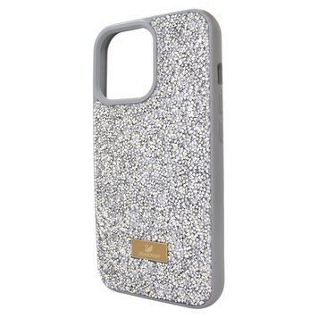 Чехол для iPhone 15 Pro Max : Svarowski Case &ndash; Silver