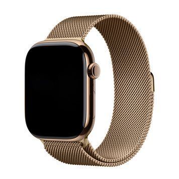 Металлический ремешок Milanese Loop для Apple Watch (38mm, 40mm, 41mm, [42mm Series 10/11], Gold)