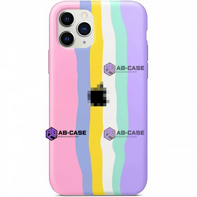 Чехол радужный Rainbow для iPhone 12 Pro Max Pink