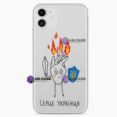 Чехол патриотический Сердце украинца для iPhone 12 Mini