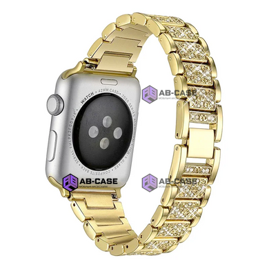 Ремешок Swarovski Steel Band для Apple Watch (42mm, 44mm, 45mm, 46mm, 49mm Gold)