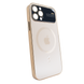 Чохол для iPhone 14 Pro Max PC Slim Case with MagSafe із захисними лінзами на камеру Champaign Gold