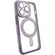 Чохол для iPhone 13 Pro Diamond Shining Case with MagSafe із захисними лінзами на камеру, Deep Purple
