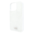 Чехол для iPhone 15 Svarowski Crystalline со стразами White