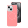 Чохол для iPhone 14/13 : Neon Silicone Case MagSafe &ndash; Berry Pink