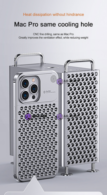 Чохол металевий для iPhone 13 Pro Aluminium aroma Silver