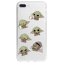 Чехол прозрачный Print Baby Yoda (Star Wars) для iPhone 7 Plus/8 Plus