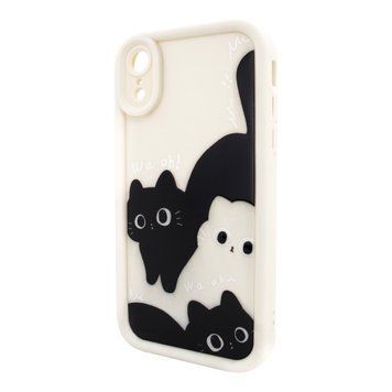 Чехол для iPhone XR &ndash; Pretty Things "Kitties &ndash; White"
