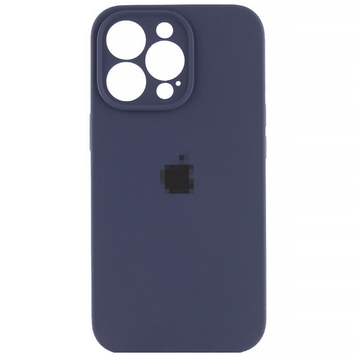 Чехол Silicone Сase для iPhone 14 Pro Full Camera №8 Midnight Blue