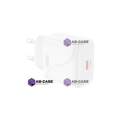 Зарядное устройство 20W (1 Type-C) XO L141 PD (White)