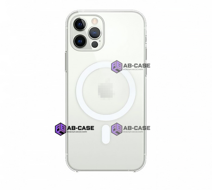 Чохол прозорий Clear Case with MagSafe (на iPhone 12 Pro Max)