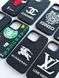Чехол силиконовый CaseTify Karl Legerfild для iPhone 12|12 Pro Black 4