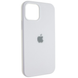 Чехол Silicone Case для iPhone 15 Pro FULL (№9 White)