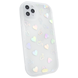 Чохол для iPhone 11 Pro Max Clear Rainbow Heart Small