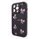 Чохол для iPhone 13 Pro &ndash; Pretty Things "Pink Bows &ndash; Black"