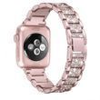 Ремінець Svarowski Steel Band на Apple Watch (42mm, 44mm, 45mm, 46mm, 49mm Pink)
