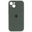 Чехол для iPhone 15 : Silicone Case Full Camera &ndash; Cyprus Green (№70)