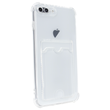 Чехол для iPhone 8 Plus | 7 Plus Card Holder Armored Case с карманом для карты прозрачный