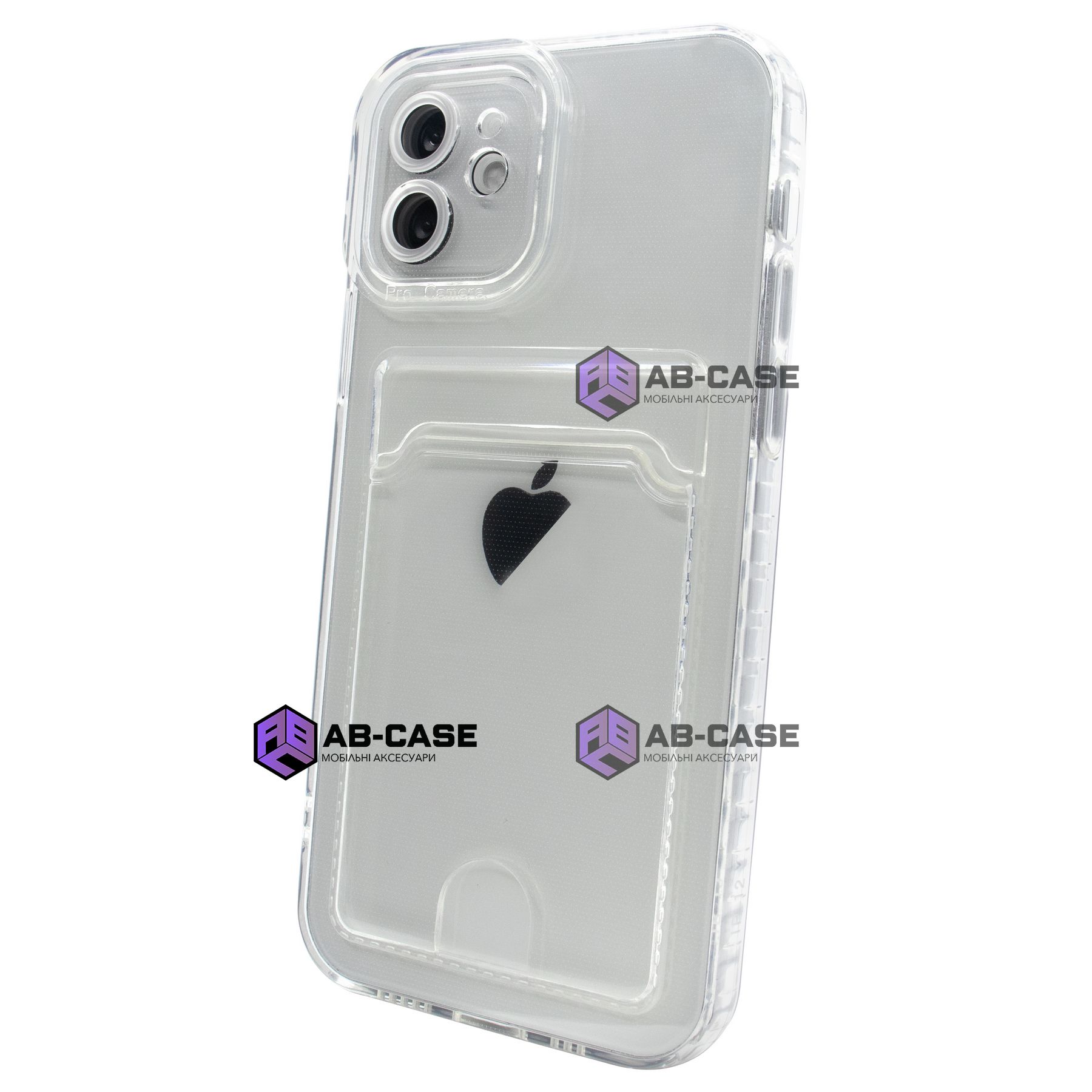 Чехол прозрачный Card Holder для iPhone 11 с карманом для карты (65432)  купить по лучшей цене в Украине | AB-Case - мобильные аксессуары для apple