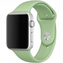 Силіконовий ремінець на Apple Watch (42mm, 44mm, 45mm, 49 mm №64 Avocado, S)