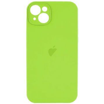 Чохол Silicone Сase для iPhone 14 Plus Full Camera №66 Neon Green