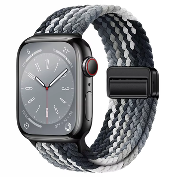 Ремінець Braided Nylon Magnetic Band (42/44/45/46/49mm &ndash; Gradient : Black)
