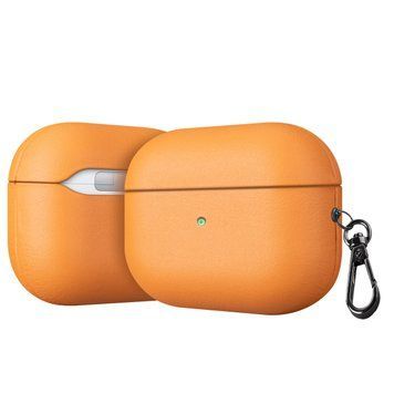 Чехол Leather Case (AirPods PRO &ndash; Golden Brown)