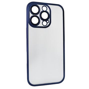 Чехол для iPhone 16 Pro : Titan Frame Matte PC Case &ndash; Blue