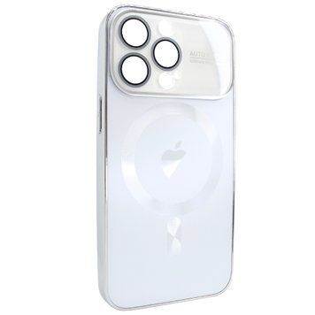 Чохол для iPhone 12 Pro матовий NEW PC Slim with MagSafe case із захистом камери White