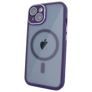 Чехол для iPhone 15 Nofelet Chrome Camera Case with MagSafe - Purple