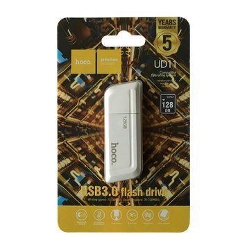 Флеш-накопичувач 128GB USB Hoco UD11 Wisdom &mdash; White