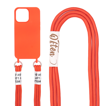 Чохол для iPhone 12/12 Pro Crossbody case with Twine Red