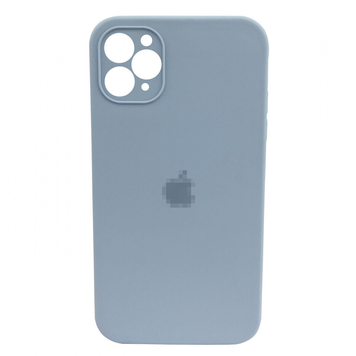 Чехол Silicone Case FULL CAMERA (square side) (для iPhone 11 pro Max) (Lilac)
