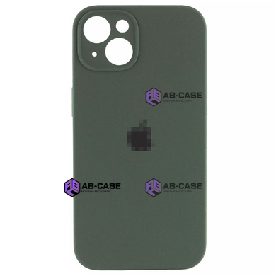 Чехол для iPhone 15 : Silicone Case Full Camera &ndash; Cyprus Green (№70)