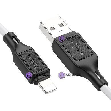 Кабель Hoco (USB &ndash; Lightning) 2.4A X90 Cool Silicone &ndash; Black (1m)
