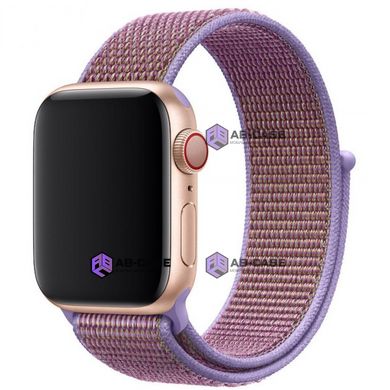 Ремешок для Apple Watch Nylon Loop нейлоновый (42mm, 44mm, 45mm, 49mm Lilac)