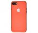 Чехол Silicone Glass Case (для iPhone 7/8, Coral)