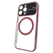 Чехол Camera Lens Protection with MagSafe для iPhone 13 Pro Red