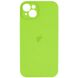 Чехол Silicone Сase для iPhone 14 Plus Full Camera №66 Neon Green