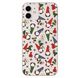 Чехол прозрачный Print новогодний Gnomes для iPhone 12