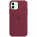 Чехол Silicone Case для iPhone 12 mini FULL (№52 Marsala)